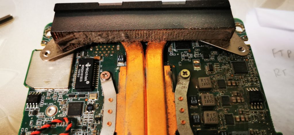 dust inside nuc