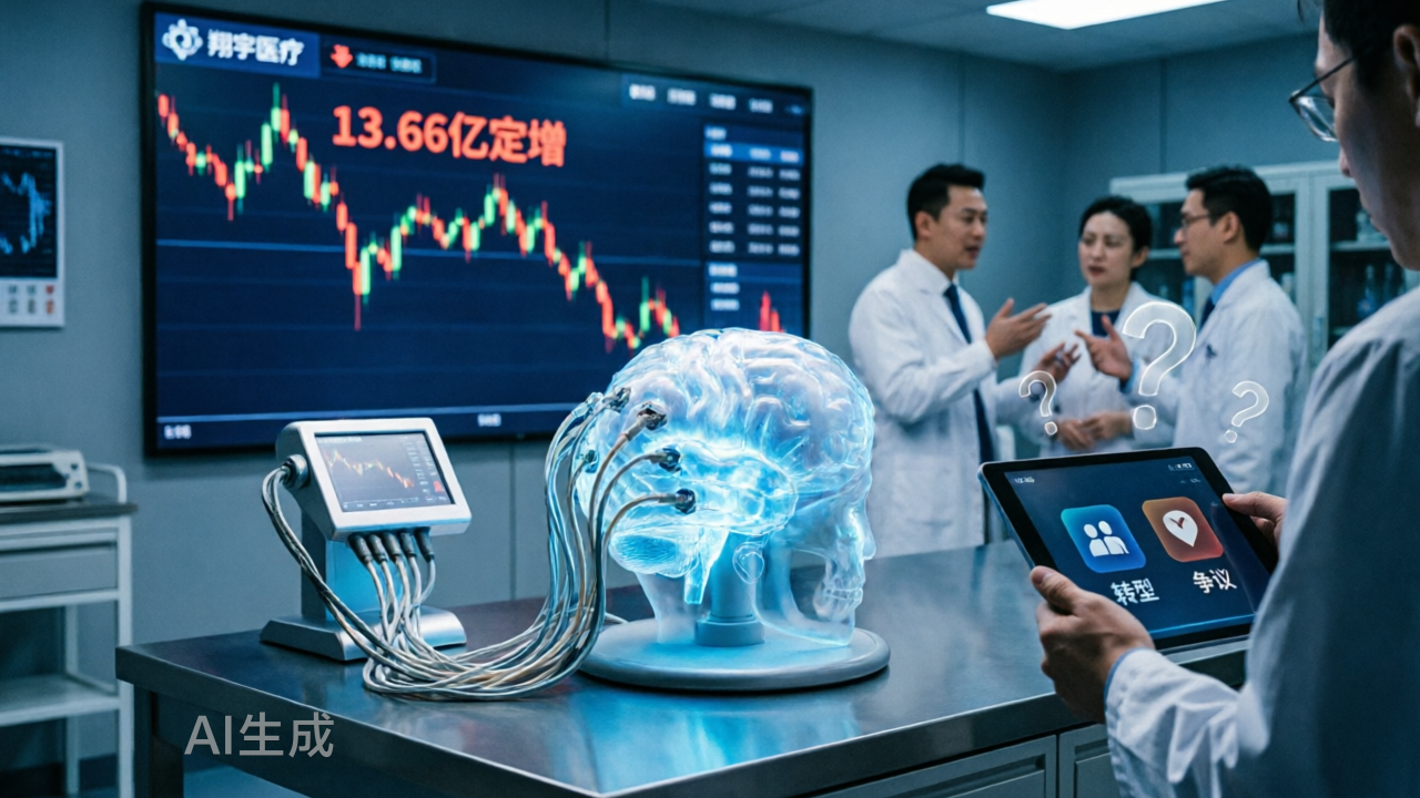 You are currently viewing 业绩连降、高位减持、低位定增，翔宇医疗脑机接口故事遇信任拷问