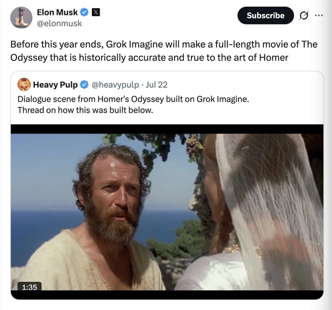 You are currently viewing Grok 4.6上了牌桌，马斯克还差一部《奥德赛》